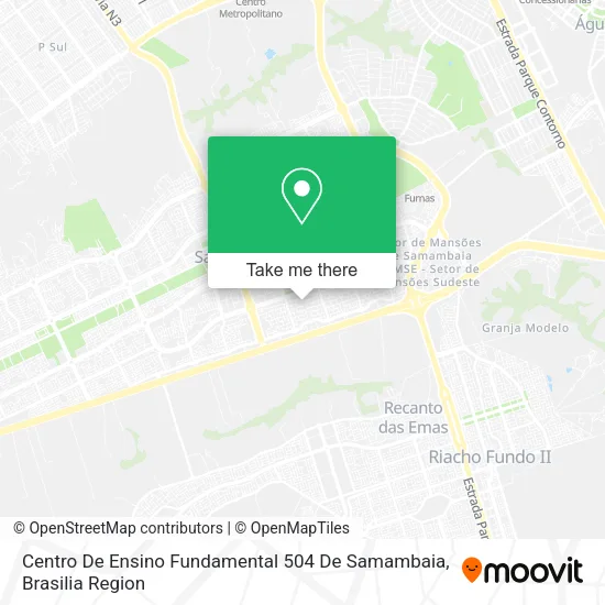 Centro De Ensino Fundamental 504 De Samambaia map