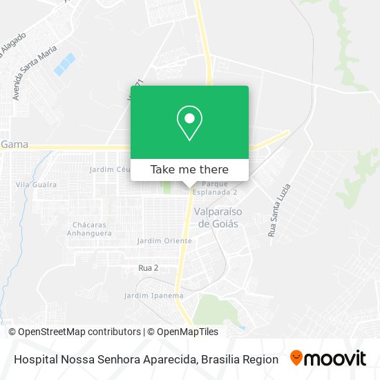 Hospital Nossa Senhora Aparecida map