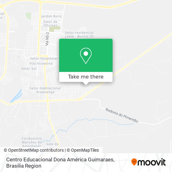 Centro Educacional Dona América Guimaraes map