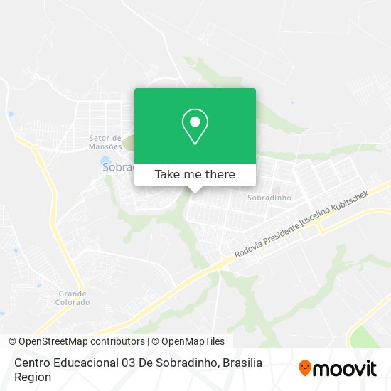 Centro Educacional 03 De Sobradinho map