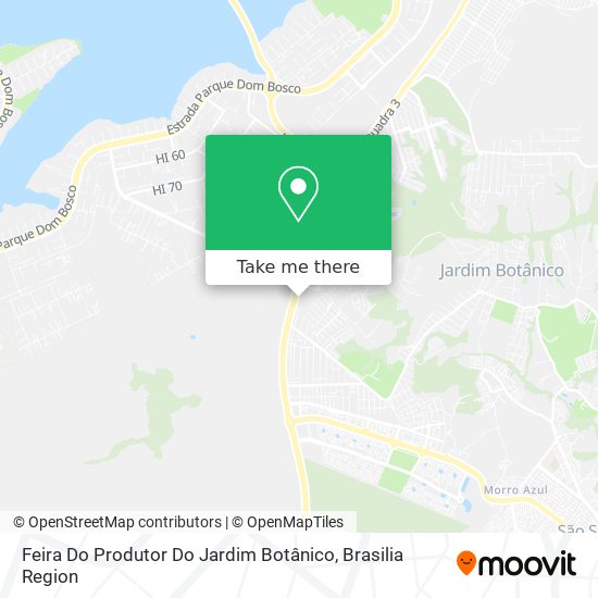 Feira Do Produtor Do Jardim Botânico map