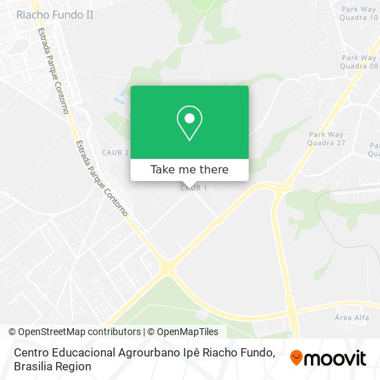 Centro Educacional Agrourbano Ipê Riacho Fundo map