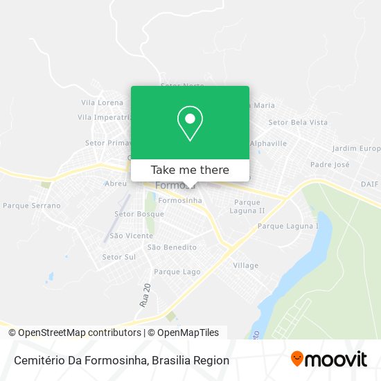 Cemitério Da Formosinha map