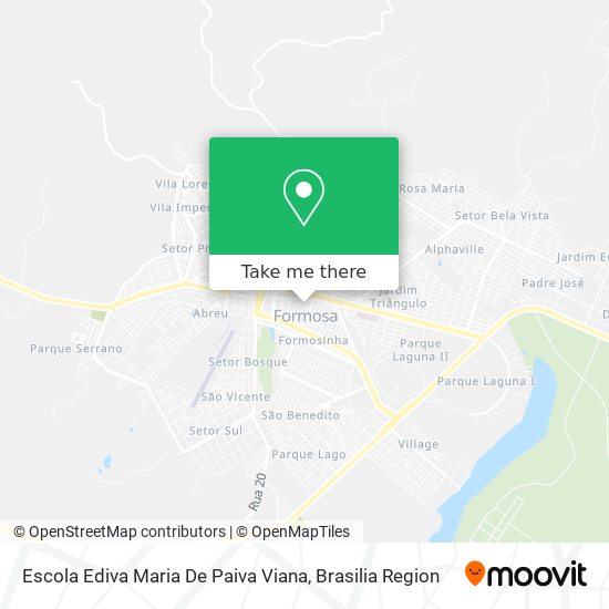 Escola Ediva Maria De Paiva Viana map