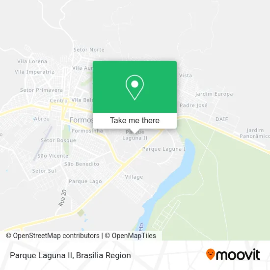 Parque Laguna II map