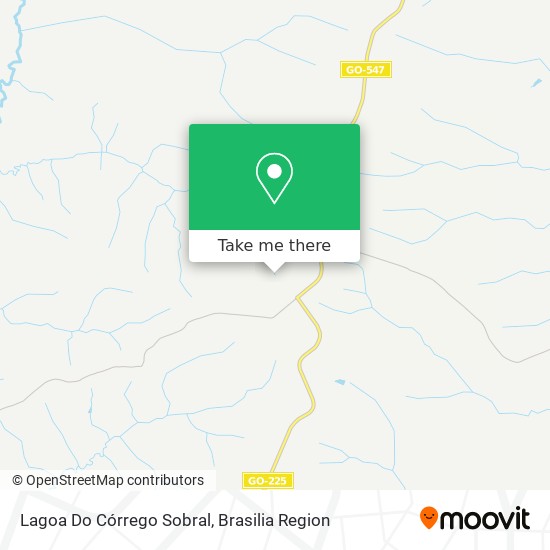 Lagoa Do Córrego Sobral map