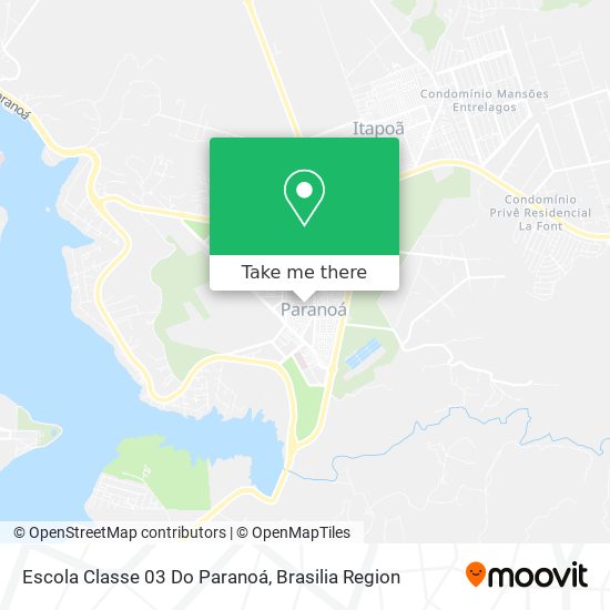Escola Classe 03 Do Paranoá map