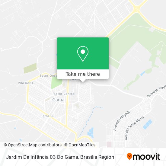 Jardim De Infância 03 Do Gama map