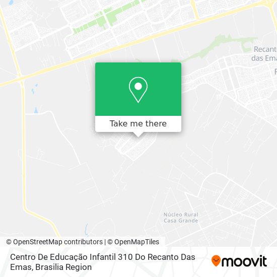 Centro De Educação Infantil 310 Do Recanto Das Emas map