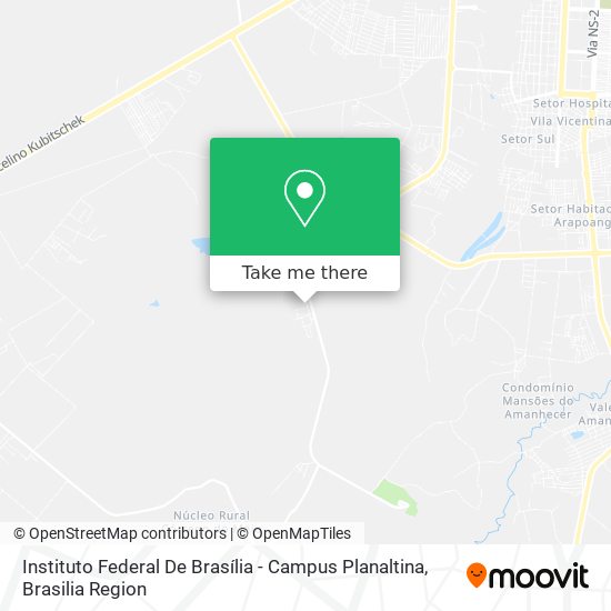 Instituto Federal De Brasília - Campus Planaltina map