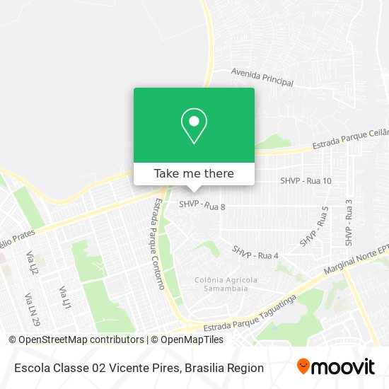 Escola Classe 02 Vicente Pires map