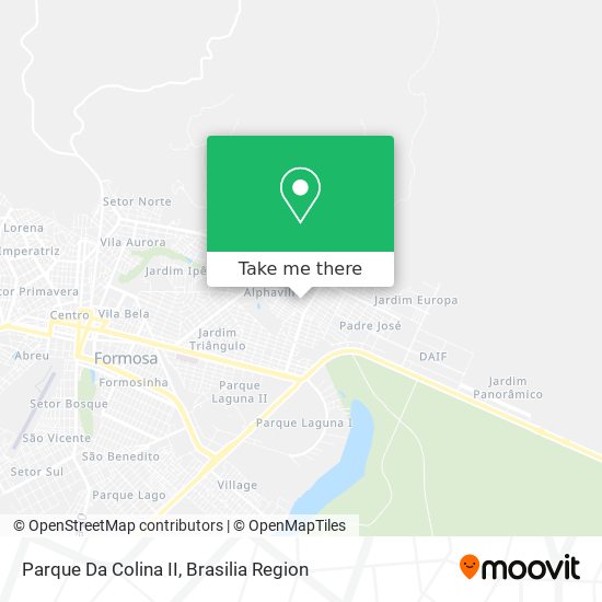 Mapa Parque Da Colina II