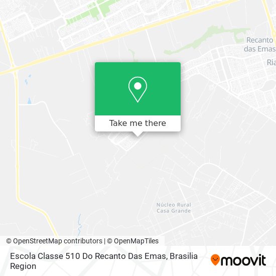Escola Classe 510 Do Recanto Das Emas map