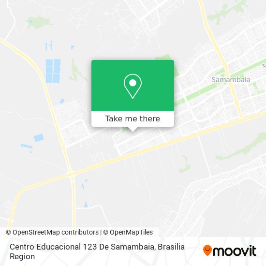 Centro Educacional 123 De Samambaia map