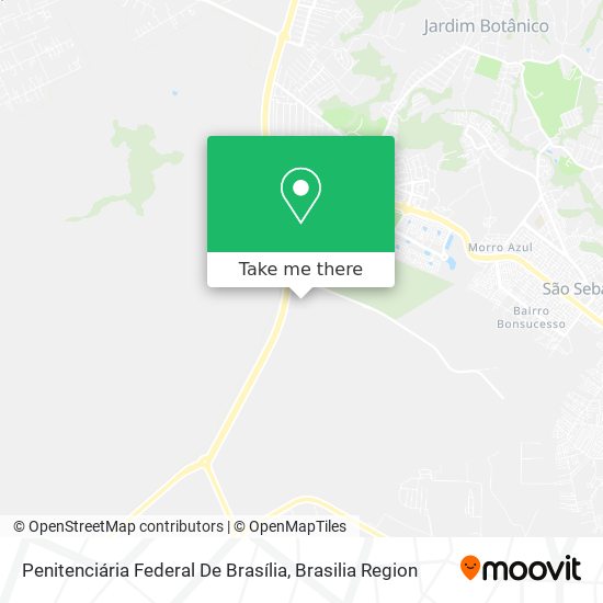 Penitenciária Federal De Brasília map