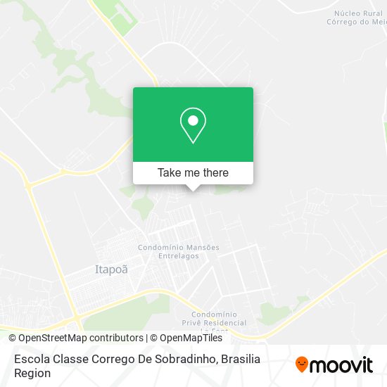 Escola Classe Corrego De Sobradinho map