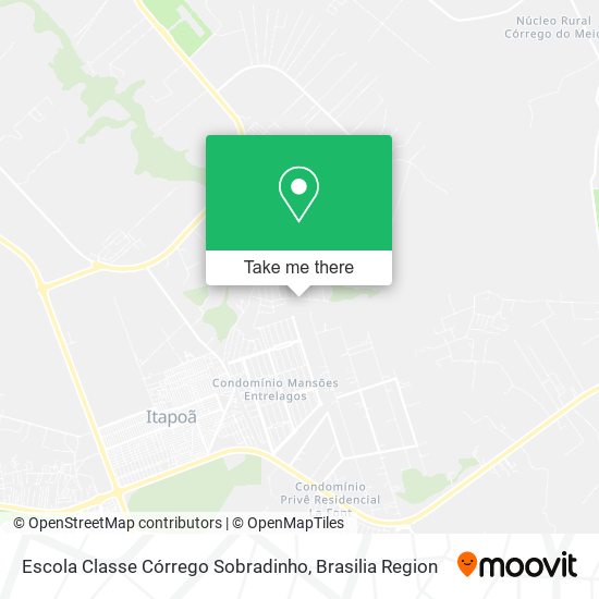Escola Classe Córrego Sobradinho map