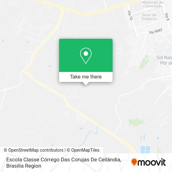 Escola Classe Córrego Das Corujas De Ceilândia map