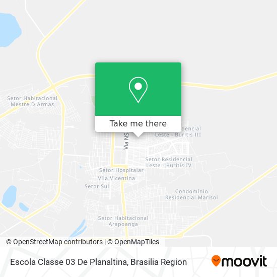 Escola Classe 03 De Planaltina map
