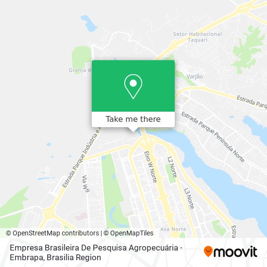 Empresa Brasileira De Pesquisa Agropecuária - Embrapa map