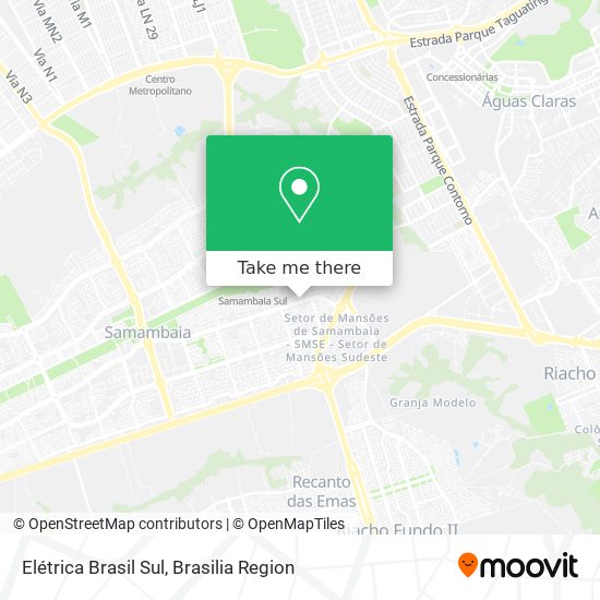 Elétrica Brasil Sul map