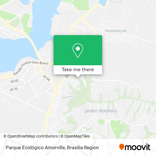 Parque Ecológico Amorville map