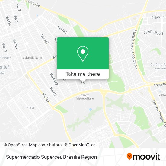 Supermercado Supercei map