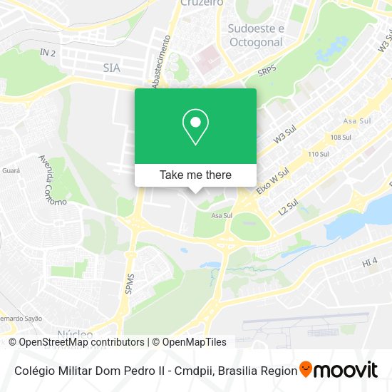 Colégio Militar Dom Pedro II - Cmdpii map