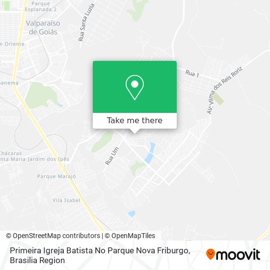 Primeira Igreja Batista No Parque Nova Friburgo map