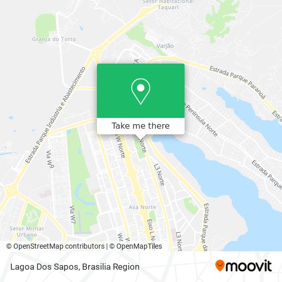 Lagoa Dos Sapos map