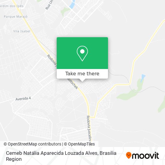 Cemeb Natália Aparecida Louzada Alves map