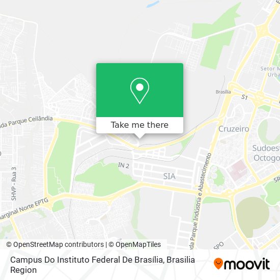 Campus Do Instituto Federal De Brasília map