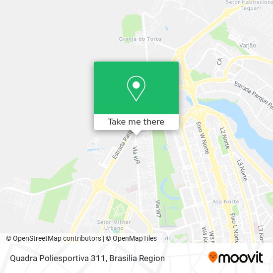 Quadra Poliesportiva 311 map