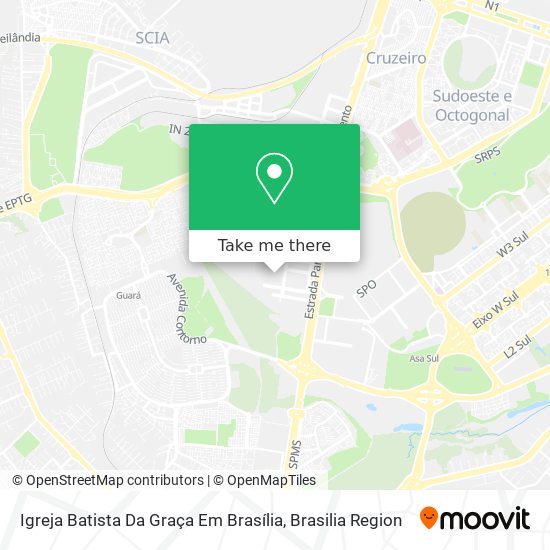 Igreja Batista Da Graça Em Brasília map