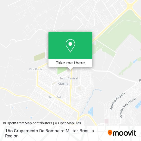 Mapa 16o Grupamento De Bombeiro Militar