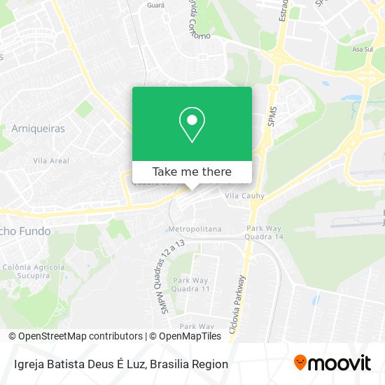 Igreja Batista Deus É Luz map