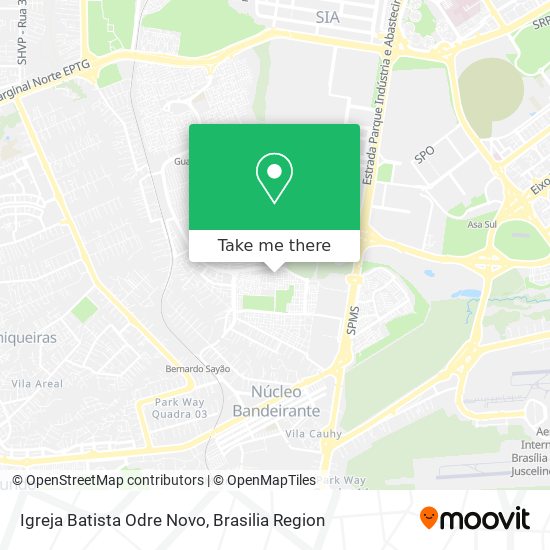 Igreja Batista Odre Novo map