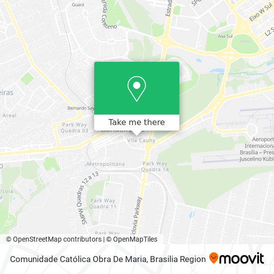 Comunidade Católica Obra De Maria map