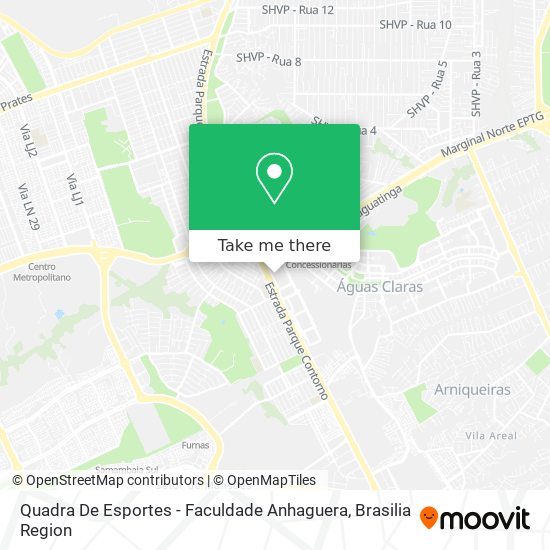 Quadra De Esportes - Faculdade Anhaguera map