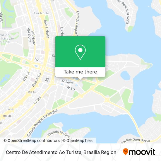 Centro De Atendimento Ao Turista map