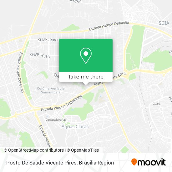 Posto De Saúde Vicente Pires map
