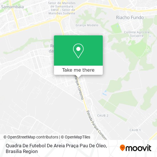 Quadra De Futebol De Areia Praça Pau De Óleo map