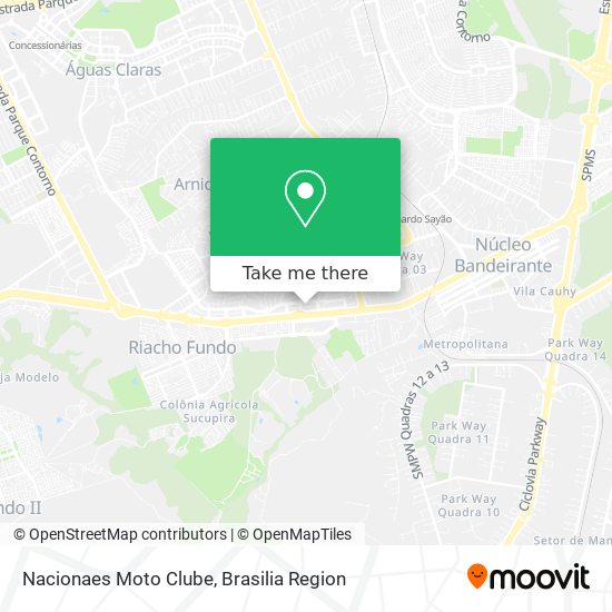 Nacionaes Moto Clube map