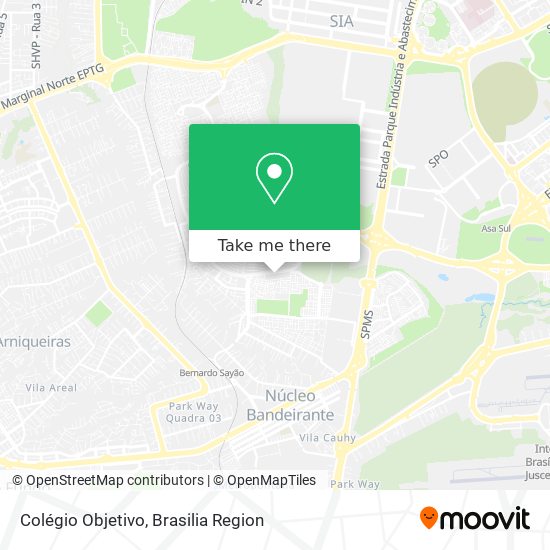 Colégio Objetivo map