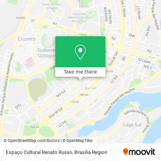 Espaço Cultural Renato Russo map