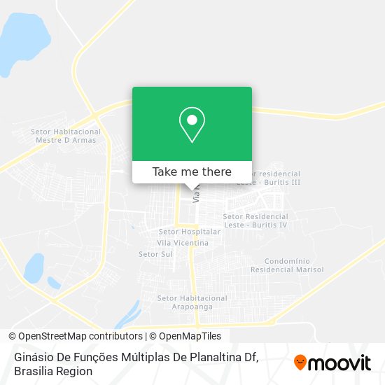 Ginásio De Funções Múltiplas De Planaltina Df map