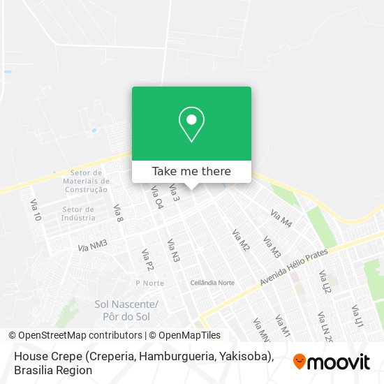 House Crepe (Creperia, Hamburgueria, Yakisoba) map