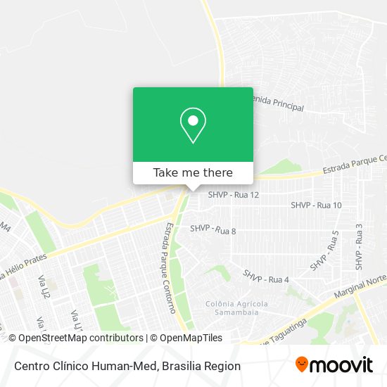 Centro Clínico  Human-Med map