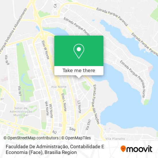 Faculdade De Administração, Contabilidade E Economia (Face) map