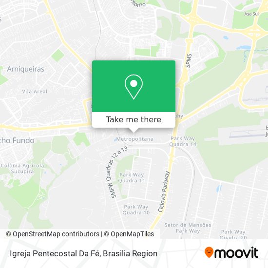 Igreja Pentecostal Da Fé map